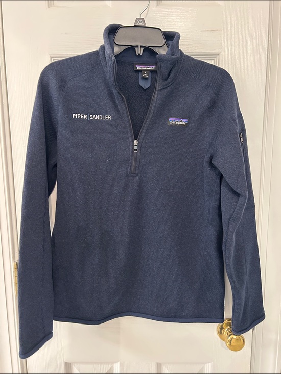 Patagonia Sweaters - Patagonia Navy Quarter-Zip Fleece Pullover